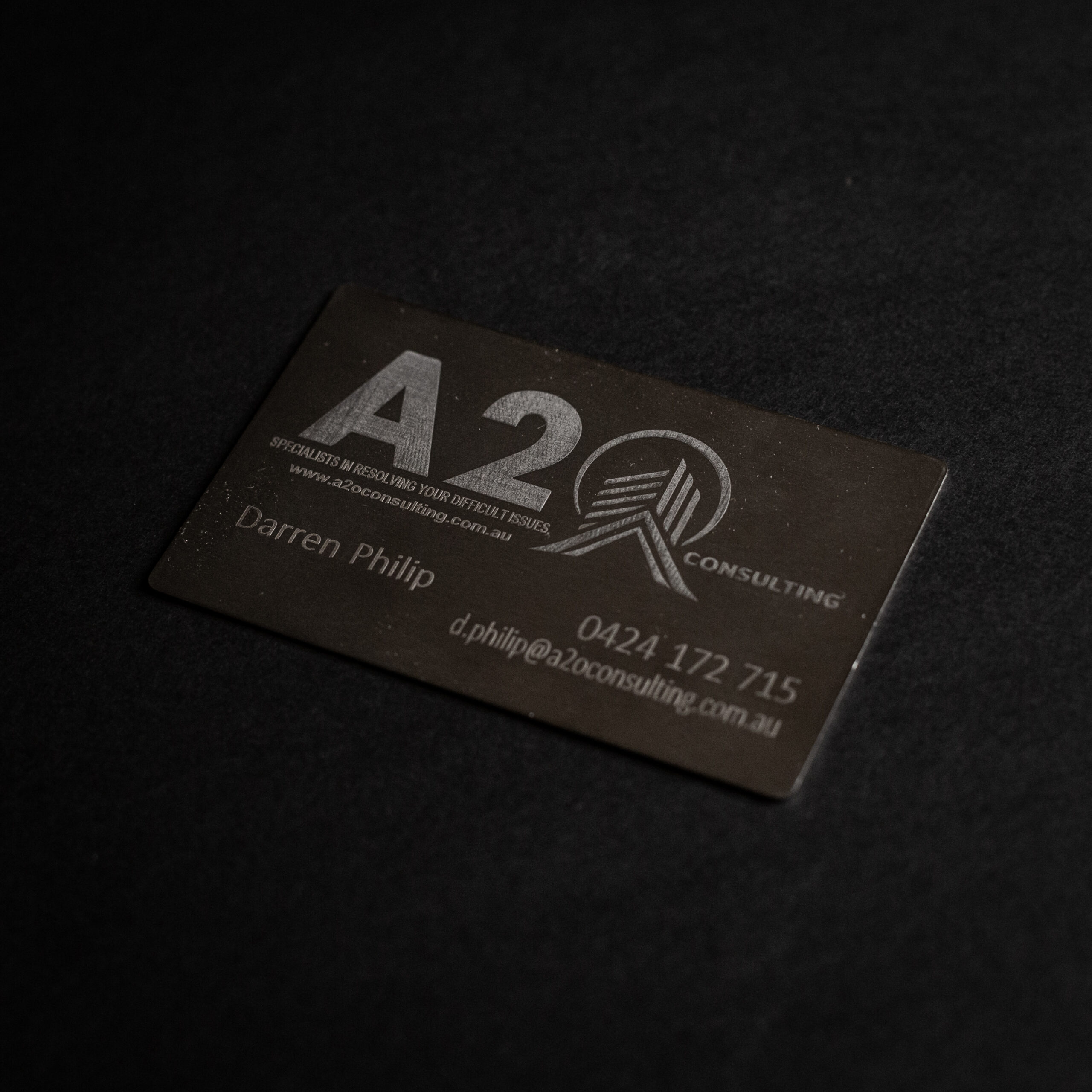 Business Card Engraving